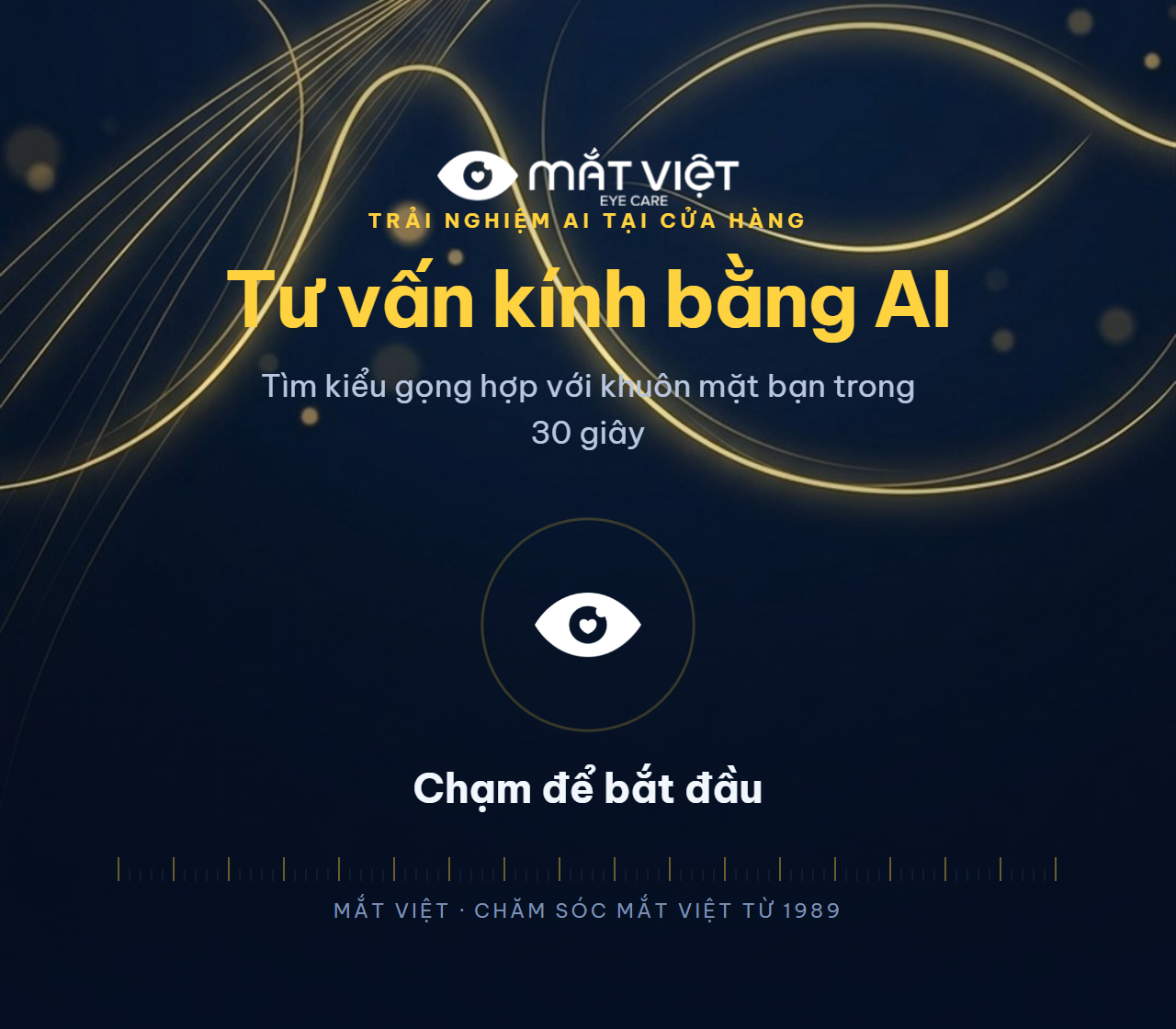 AI Eyewear Advisor — In-Store Kiosk screenshot