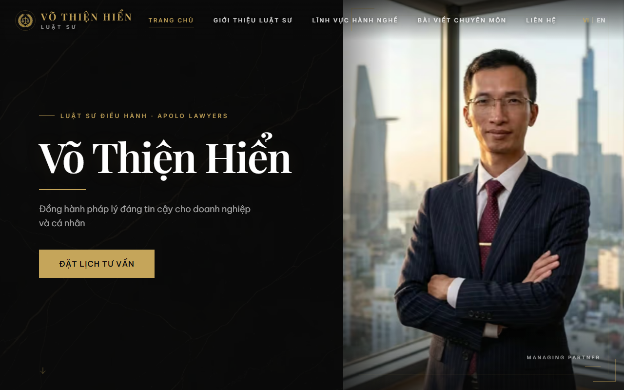 Apolo Legal Ecosystem — 21-Site Legal Content Platform screenshot
