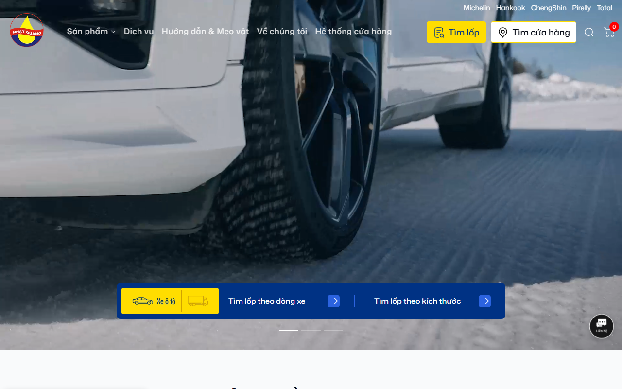 Michelin × Nhật Quang — Retail Campaign Data & Fitment Commerce Platform screenshot